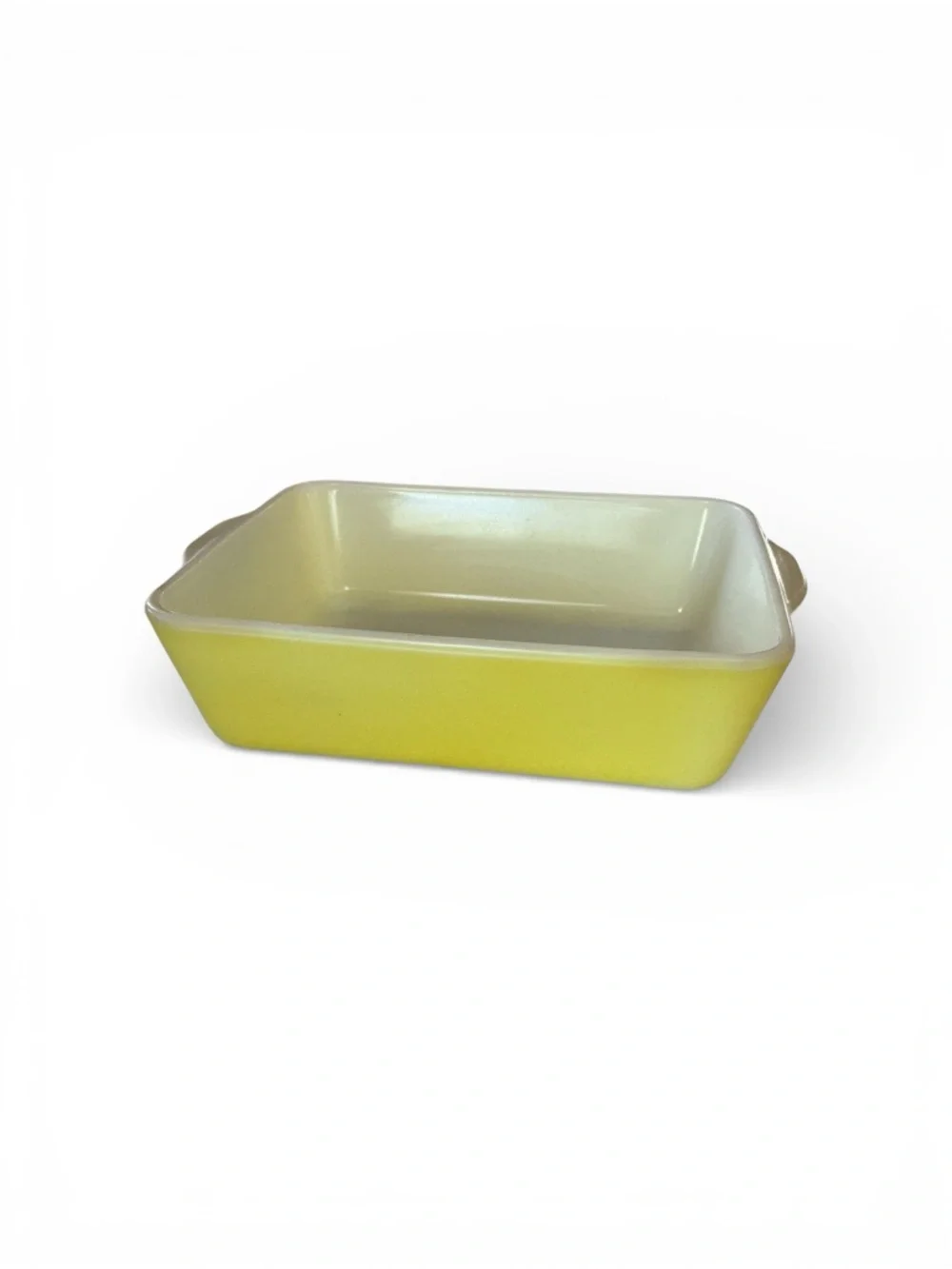 Vintage Pyrex Yellow Refrigerator Dish 503-B - A-3 4 - PAT OFF - FRIDGIE